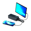 PORT CONNECT External USB-C battery integrated lamp | 30000 mAh | Blue