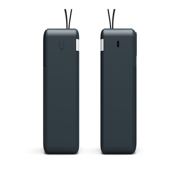 PORT CONNECT External USB-C battery integrated lamp | 30000 mAh | Blue