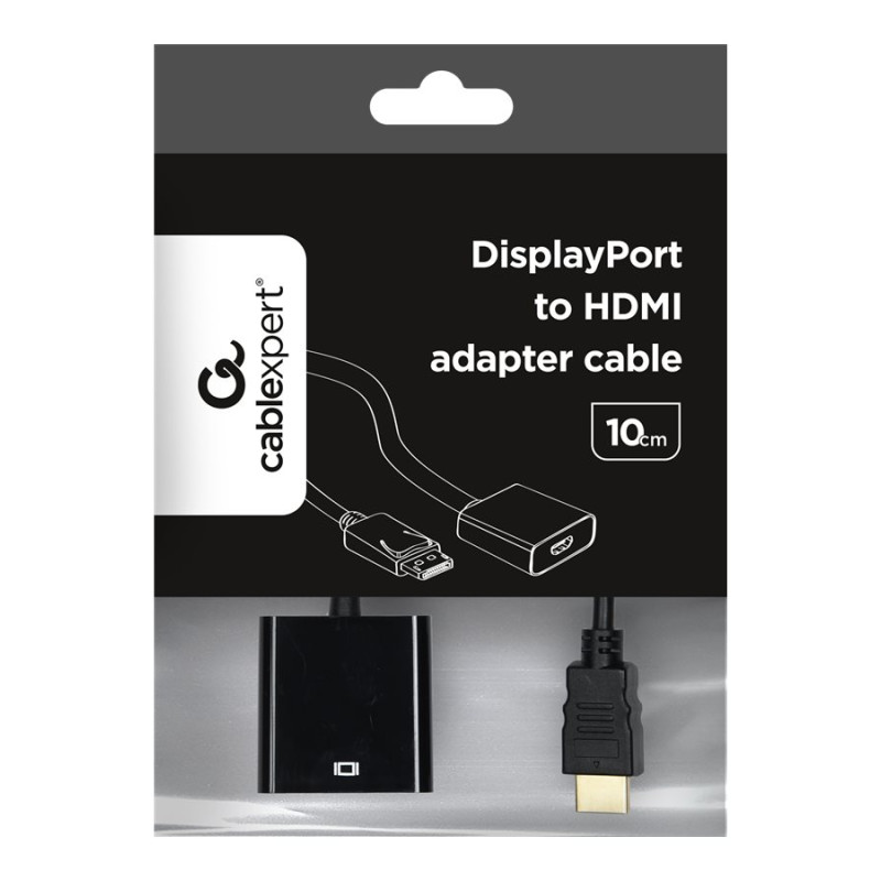 Cablexpert | Adaptera kabelis | DisplayPort | HDMI | 0.1 m