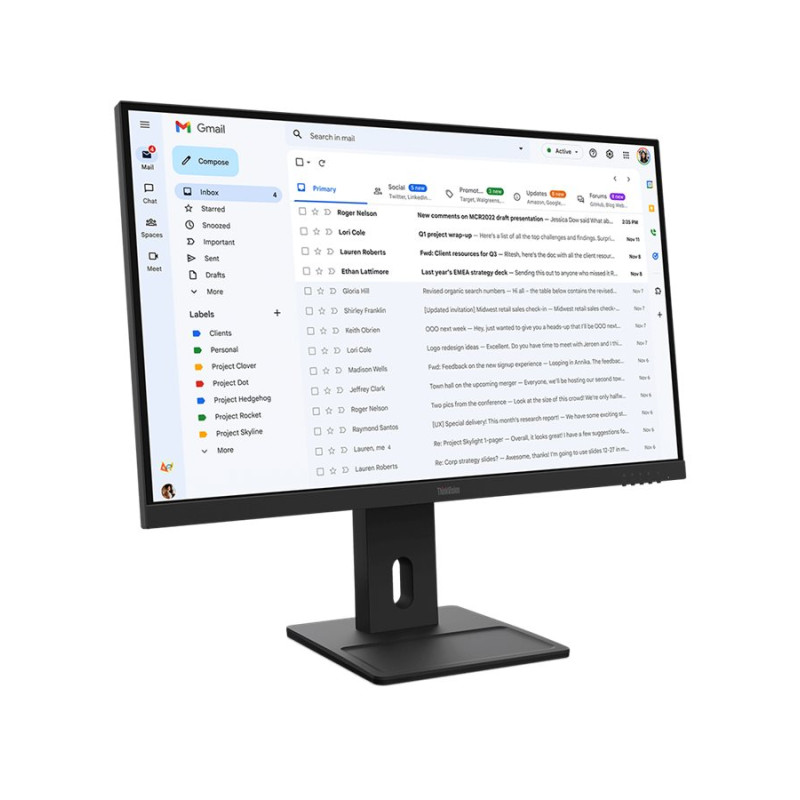 Lenovo | ThinkVision E27-40 | 27 " | IPS | 16:9 | 100 Hz | 4 ms | 1920 x 1080 pixels | 300 cd/m² | HDMI ports quantity 1