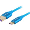 Lanberg | Cable | CA-USBO-21CU-0010-BL | USB-A to USB-C