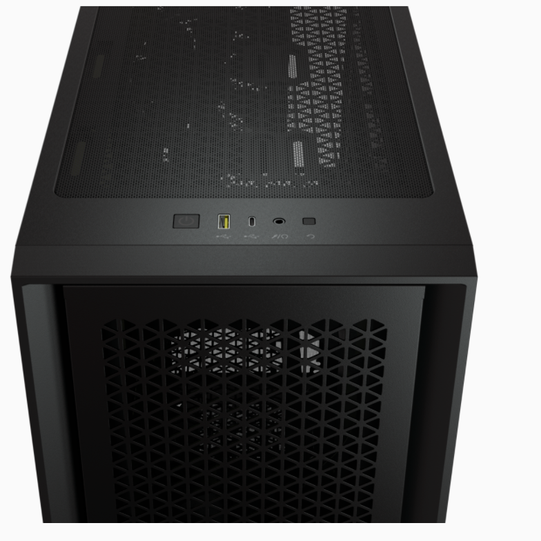 Corsair | Datoru korpuss | 4000D | Sānu logs | Melns | ATX | ATX