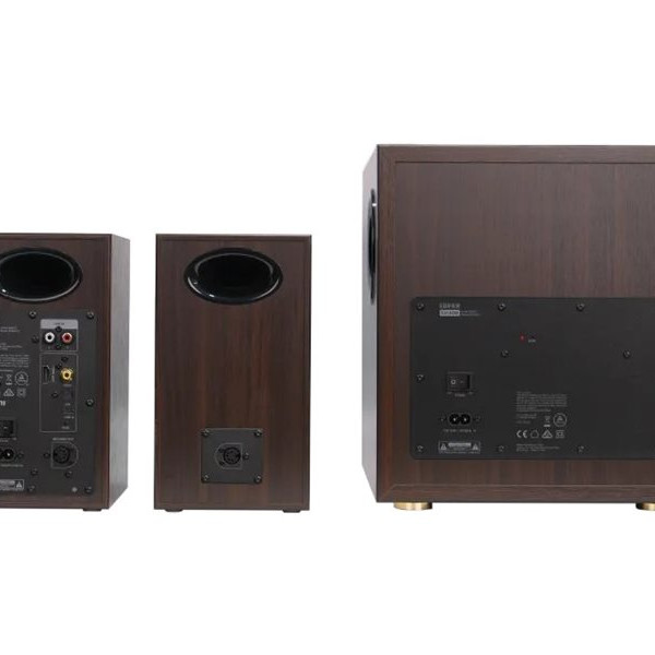Edifier 2.1 Active Speaker | S355DB | 150 W | Bluetooth | Wireless connection | Walnut