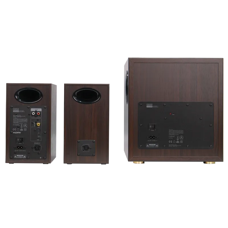 Edifier 2.1 Active Speaker | S355DB | 150 W | Bluetooth | Wireless connection | Walnut