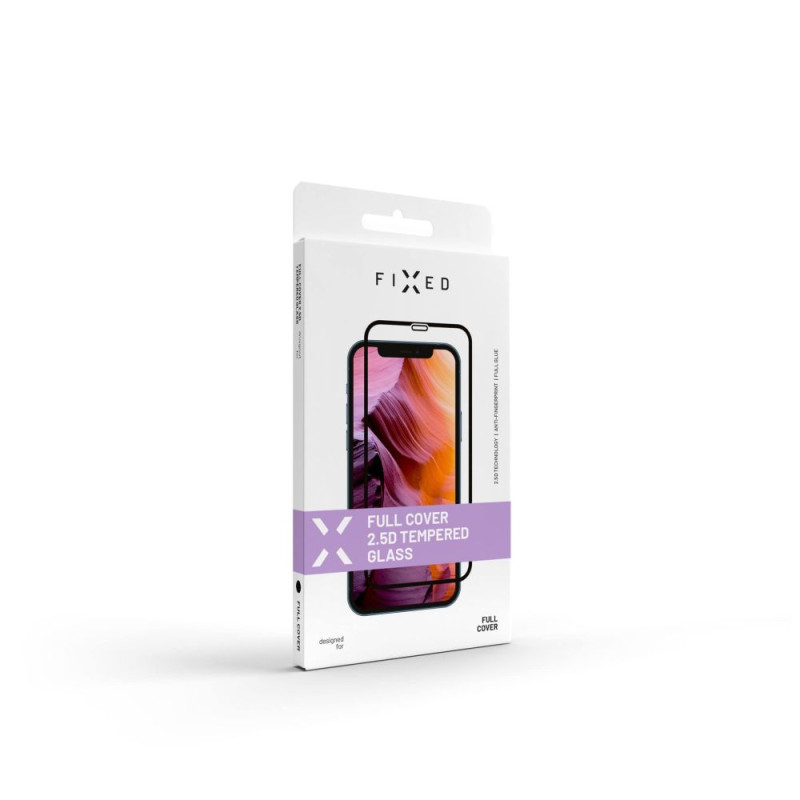 Fixed | FIXGFA-1281-BK | Ekrāna aizsargstikls | Xiaomi | Redmi Note 13 Pro 5G/POCO X6 5G | Rūdīts stikls | Melns | 2.5D