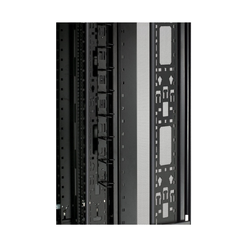 APC NetShelter SX 42U serveru skapja korpuss 600 mm x 1070 mm ar sāniem, melns | Schneider Electric
