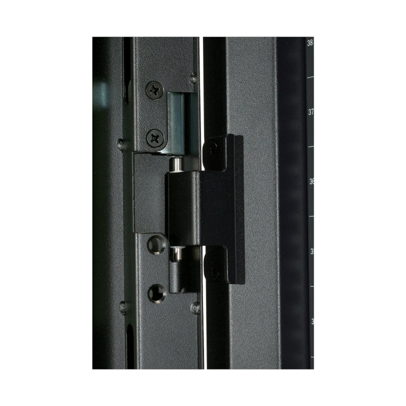 APC NetShelter SX 42U serveru skapja korpuss 600 mm x 1070 mm ar sāniem, melns | Schneider Electric