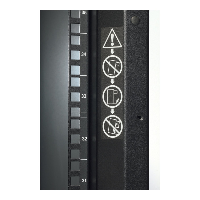 APC NetShelter SX 42U serveru skapja korpuss 600 mm x 1070 mm ar sāniem, melns | Schneider Electric