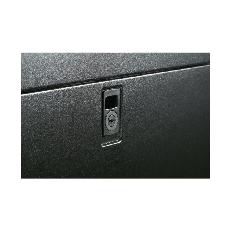 APC NetShelter SX 42U serveru skapja korpuss 600 mm x 1070 mm ar sāniem, melns | Schneider Electric