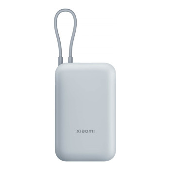 Xiaomi Power Bank (iebūvēts kabelis) | 10000 mAh | USB-A/USB-C/USB-C kabelis | Ice Blue