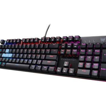 Acer Predator Aethon 303 | Klaviatūra | Ar vadu | US | Kailh Blue | Melna | Retail Pack