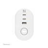 Neomounts | Galda rozete ar skavu un USB-C un USB-A portiem - Ātrā uzlāde | DS22-840WH6