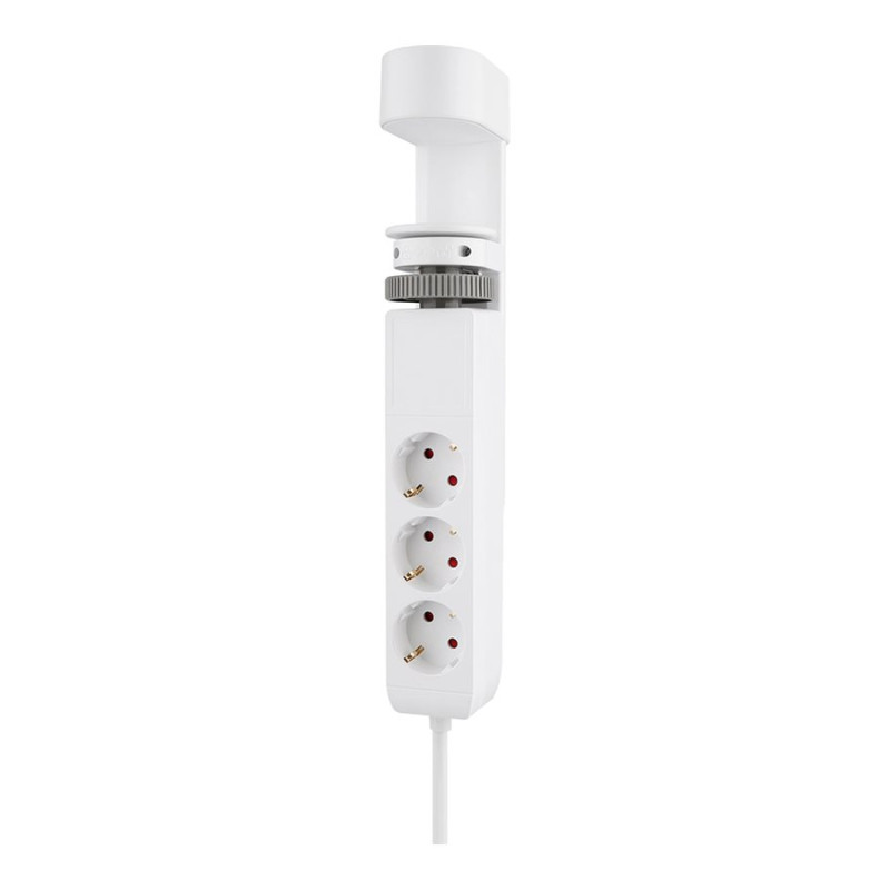Neomounts | Galda rozete ar skavu un USB-C un USB-A portiem - Ātrā uzlāde | DS22-840WH6