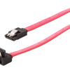 Cablexpert | CC-SATAM-DATA90-0.1M | Serial ATA III 10 cm datu kabelis ar 90° leņķa spraudni, iepakojums vairumā, metāla skavas