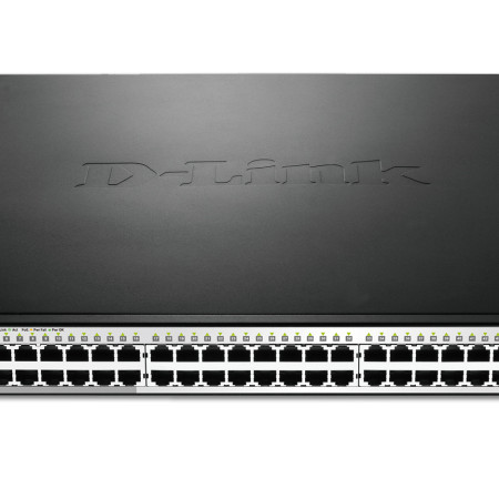 D-Link | Switch | DGS-1210-52MP | Web pārvaldība | Ierīkojams iebūvēšanai statīvā | Gigabit Ethernet (vara) porti 48 | SFP porti 4 | Power over Ethernet (PoE) porti 40 | PoE/PoE+ porti 8 | Barošanas avots: vienots | 24 mēneši