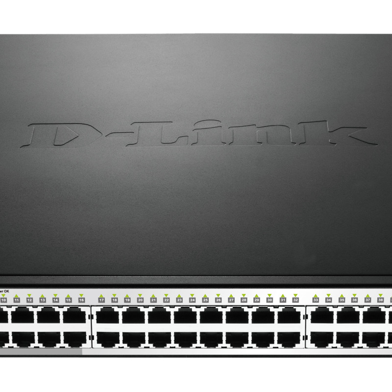 D-Link | Switch | DGS-1210-52MP | Web pārvaldība | Ierīkojams iebūvēšanai statīvā | Gigabit Ethernet (vara) porti 48 | SFP porti 4 | Power over Ethernet (PoE) porti 40 | PoE/PoE+ porti 8 | Barošanas avots: vienots | 24 mēneši