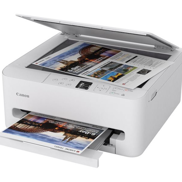 Canon | Daudzfunkciju printeris | PIXMA TS6550i | Tintes printeris | Krāsains | A4 | Wi-Fi | Balts