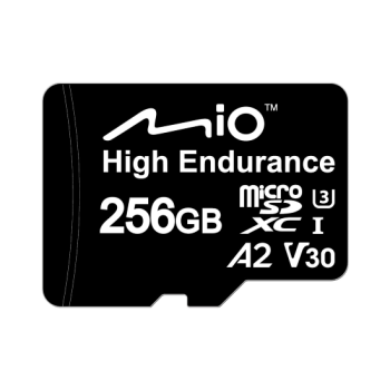 Mio High-Endurance | 256 GB | MicroSD | Flash atmiņa klase UHS-I