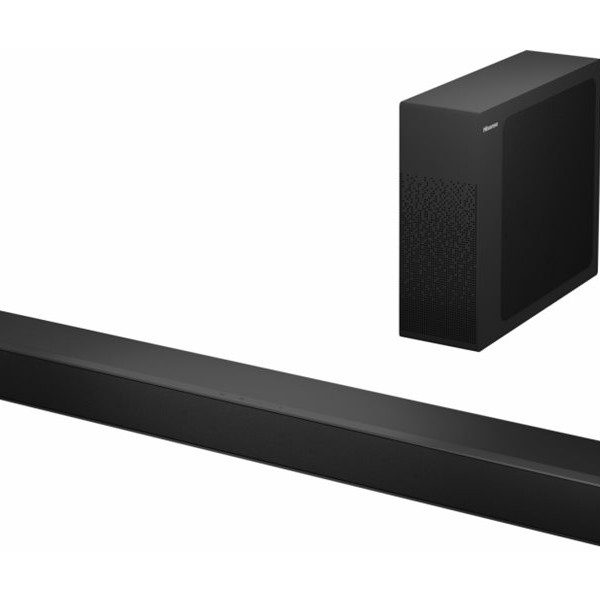 Hisense skaņas josla | HS2100 | USB ports | AUX ieeja | Bluetooth
