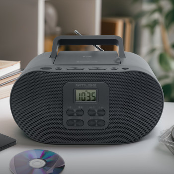 Muse M-33 BT | Pārnēsājams radio CD/MP3 atskaņotājs ar Bluetooth un USB portu | AUX ievade