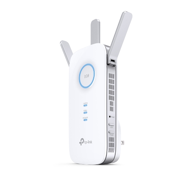 TP-LINK | AC1900 Wi‑Fi tīkla paplašinātājs | RE550 | 802.11ac | 2GHz/5GHz | 600+1300 Mbit/s | 10/100/1000 Mbit/s | Ethernet LAN (RJ-45) ports 1 | MU-MIMO Nav | nav PoE | Antenas tips 3x ārējas