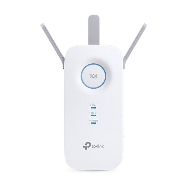 TP-LINK | AC1900 Wi‑Fi tīkla paplašinātājs | RE550 | 802.11ac | 2GHz/5GHz | 600+1300 Mbit/s | 10/100/1000 Mbit/s | Ethernet LAN (RJ-45) ports 1 | MU-MIMO Nav | nav PoE | Antenas tips 3x ārējas