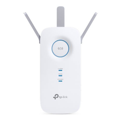 TP-LINK | AC1900 Wi‑Fi tīkla paplašinātājs | RE550 | 802.11ac | 2GHz/5GHz | 600+1300 Mbit/s | 10/100/1000 Mbit/s | Ethernet LAN (RJ-45) ports 1 | MU-MIMO Nav | nav PoE | Antenas tips 3x ārējas