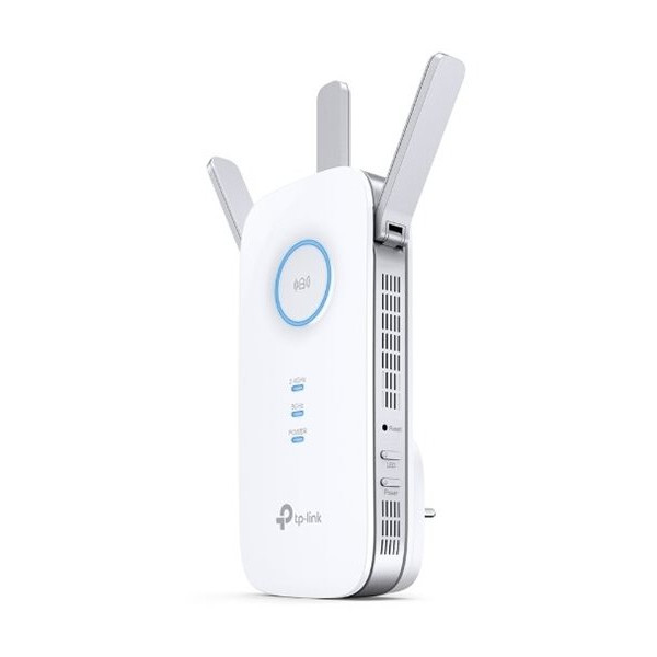 TP-LINK | AC1900 Wi‑Fi tīkla paplašinātājs | RE550 | 802.11ac | 2GHz/5GHz | 600+1300 Mbit/s | 10/100/1000 Mbit/s | Ethernet LAN (RJ-45) ports 1 | MU-MIMO Nav | nav PoE | Antenas tips 3x ārējas