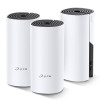 TP-LINK | Whole Home Mesh Wi-Fi System | Deco E4 (3-pack) | 802.11ac | 867+300 Mbit/s | 10/100 Mbit/s | Ethernet LAN (RJ-45) porti 2 | Mesh atbalsts Jā | MU-MIMO Nē | Nav mobila platjosla | Antenas tips 2xIekšējā