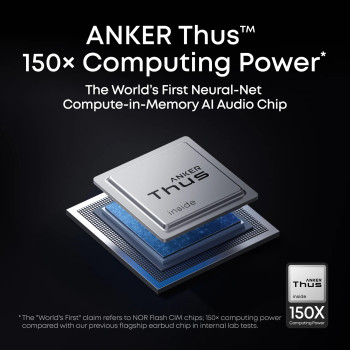 Anker Soundcore bezvadu austiņas | Liberty 5 Pro Max | Bluetooth | In-Ear | Mikrofons | Melna | Aktīvā trokšņu slāpēšana | Trokšņu samazināšana