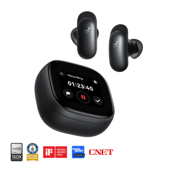 Anker Soundcore bezvadu austiņas | Liberty 5 Pro Max | Bluetooth | In-Ear | Mikrofons | Melna | Aktīvā trokšņu slāpēšana | Trokšņu samazināšana