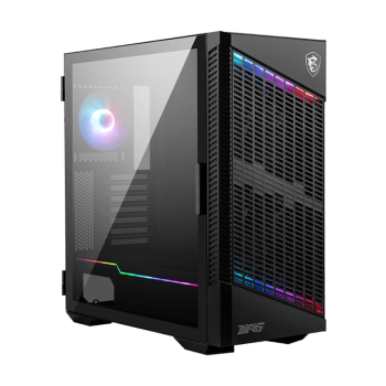 MSI | PC korpuss | MPG VELOX 100P AIRFLOW | Sānu logs | Melns | Mid-Tower | ATX