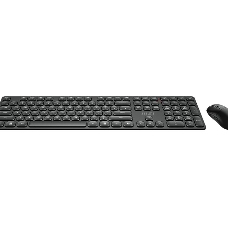 MSI | FORGE K210 | Keyboard and Mouse Set | Wireless | Mouse included | US | Scissor | Black