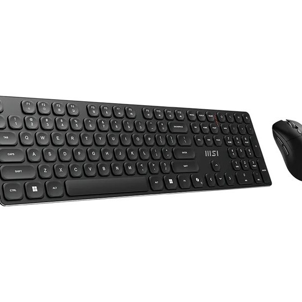 MSI | FORGE K210 | Keyboard and Mouse Set | Wireless | Mouse included | US | Scissor | Black