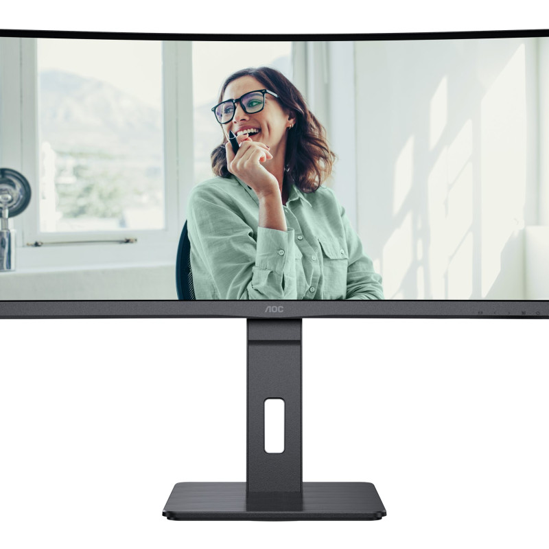 AOC | CU34P3CV | 34 " | VA | 21:9 | 100 Hz | 4 ms | 3440 x 1440 pixels | HDMI ports quantity 1