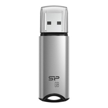 Silicon Power | USB zibatmiņa | Marvel Series M02 | 64 GB | Type-A USB 3.2 Gen 1 | Sudraba