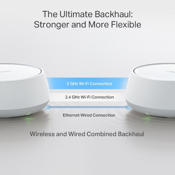 TP-LINK | BE3600 Whole Home Mesh Wi-Fi 7 sistēma | Deco BE25 (3-pack) | 802.11be | 2882 Mbit/s | Ethernet LAN (RJ-45) porta skaits 1 | Mesh atbalsts Jā | MU-MIMO Nē | Nav mobilo datu savienojuma