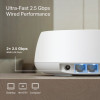 TP-LINK | BE3600 Whole Home Mesh Wi-Fi 7 sistēma | Deco BE25 (3-pack) | 802.11be | 2882 Mbit/s | Ethernet LAN (RJ-45) porta skaits 1 | Mesh atbalsts Jā | MU-MIMO Nē | Nav mobilo datu savienojuma
