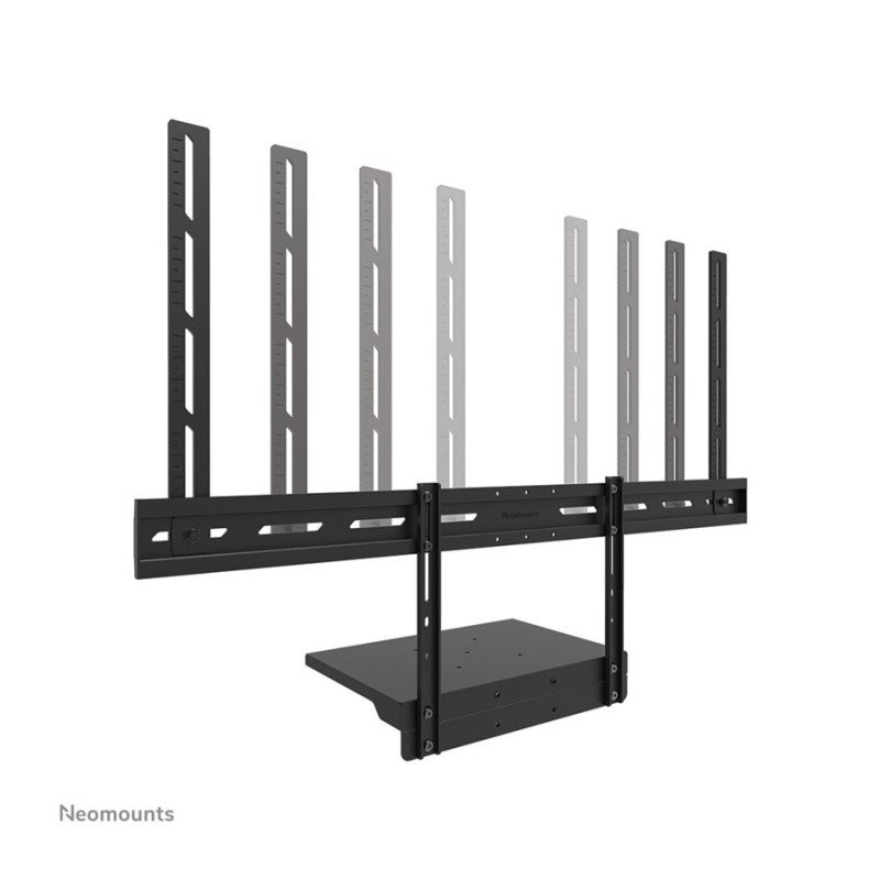 Neomounts Floor stand | AV45-500BL Laptop Shelf Kit | Height adjustment | 43-110 " | Maximum weight (capacity) 2.5 kg | Black