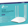 TP-LINK | Access Point | TL-WA1201 | 802.11ac | 2.4GHz/5 GHz | 300+867 Mbit/s | 10/100/1000 Mbit/s | Ethernet LAN (RJ-45) ports 1 | MU-MIMO Jā | bez PoE | Antenas tips 4 fiksētas augstas veiktspējas