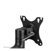 Neomounts Desk Mount | DS60-425BL1 Monitoru roka | Regulējams augstums, Rotācija, Noliekšana, Pagriešana | 17-27