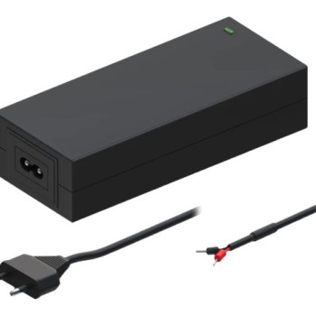 Teltonika - PR317EUA - EU barošanas bloks, 62W (AC/DC barošanas avots EU spraudnis 48V 1.3A 1500+2000mm ar 2.5mm2 vadu uzgaļiem) | Teltonika EU 2-PIN BAROŠANAS BLOKS 62W priekš TSW200 | EU 2-PIN BAROŠANAS BLOKS, 62W