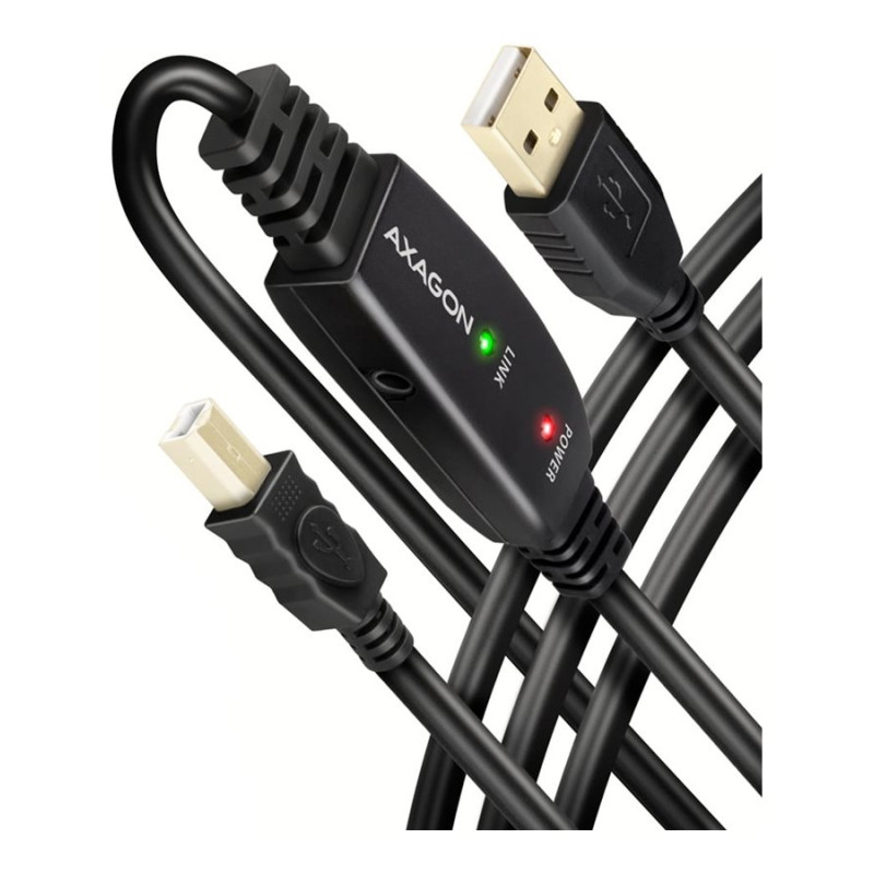 AXAGON | USB repeater cable, 10 m | ADR-210B | USB Type A - USB Type B