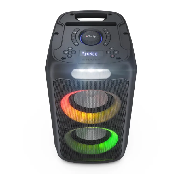 Sharp PS-949 Party Speaker ar iebūvētu akumulatoru | Sharp | Party Speaker | PS-949 XParty Street Beat | 132 W | Ūdensizturīgs | Bluetooth | Bezvadu savienojums | Portatīvs | Melns