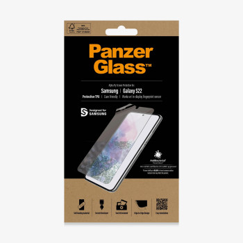 PanzerGlass | Ekrāna aizsargs | Samsung | Galaxy S22 | Pašatjaunojošs TPU | Caurspīdīgs | Saderīgs ar apvalku
