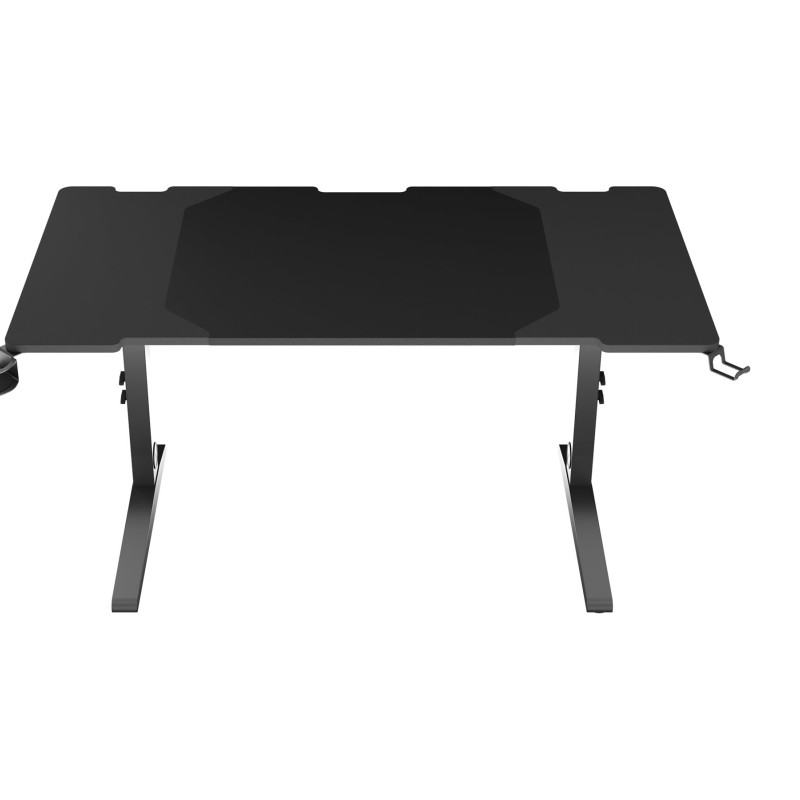 Genesis | Modular Gaming Desk | Holm 140 RGB | Anthracite Black