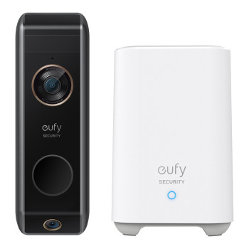 Anker Eufy Video Doorbell 2K ar HomeBase, darbināms ar akumulatoru