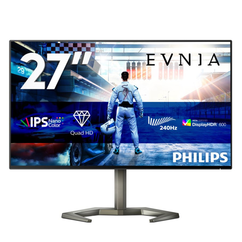 Philips | Gaming monitor | 27M1F5500P/00 | 27 " | IPS | QHD | 16:9 | 144 Hz | 1 ms | 2560 x 1440 | 450 cd/m² | HDMI ports quantity 2 | Black