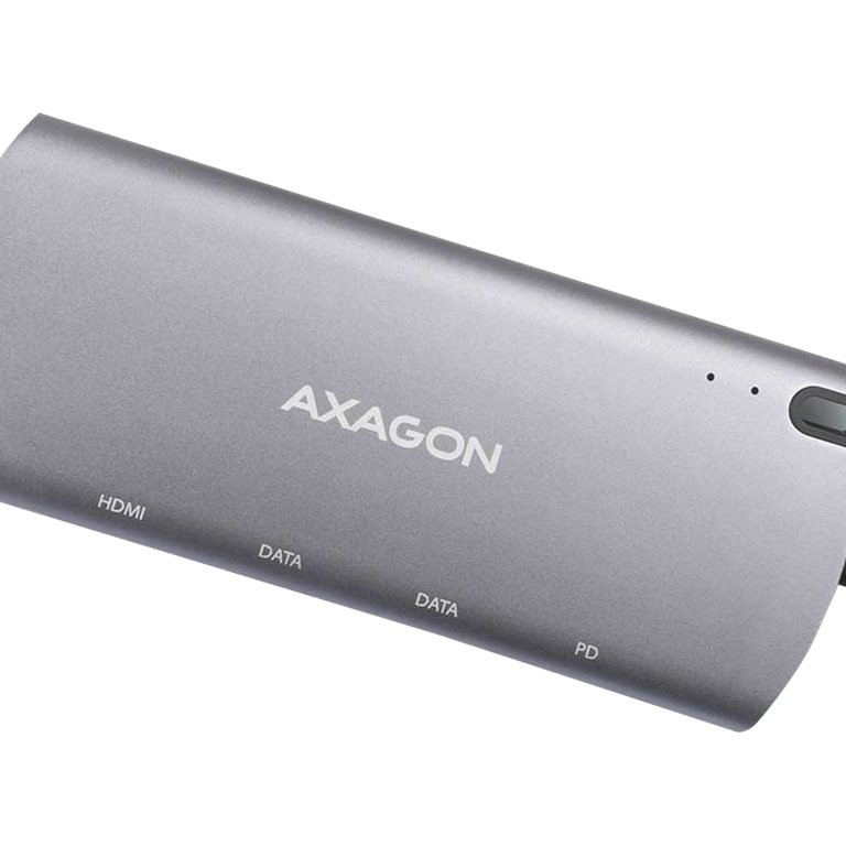 AXAGON SuperSpeed USB-C Combo 6in1 Hub | HMC-6M2