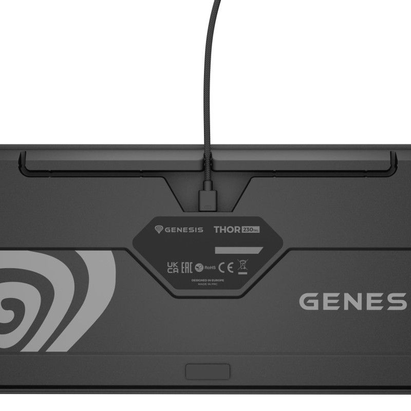 Genesis THOR 230 | Mechanical Gaming Keyboard | Wired | US | Outemu Red | Black